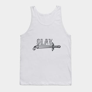 Slay - Black Tank Top